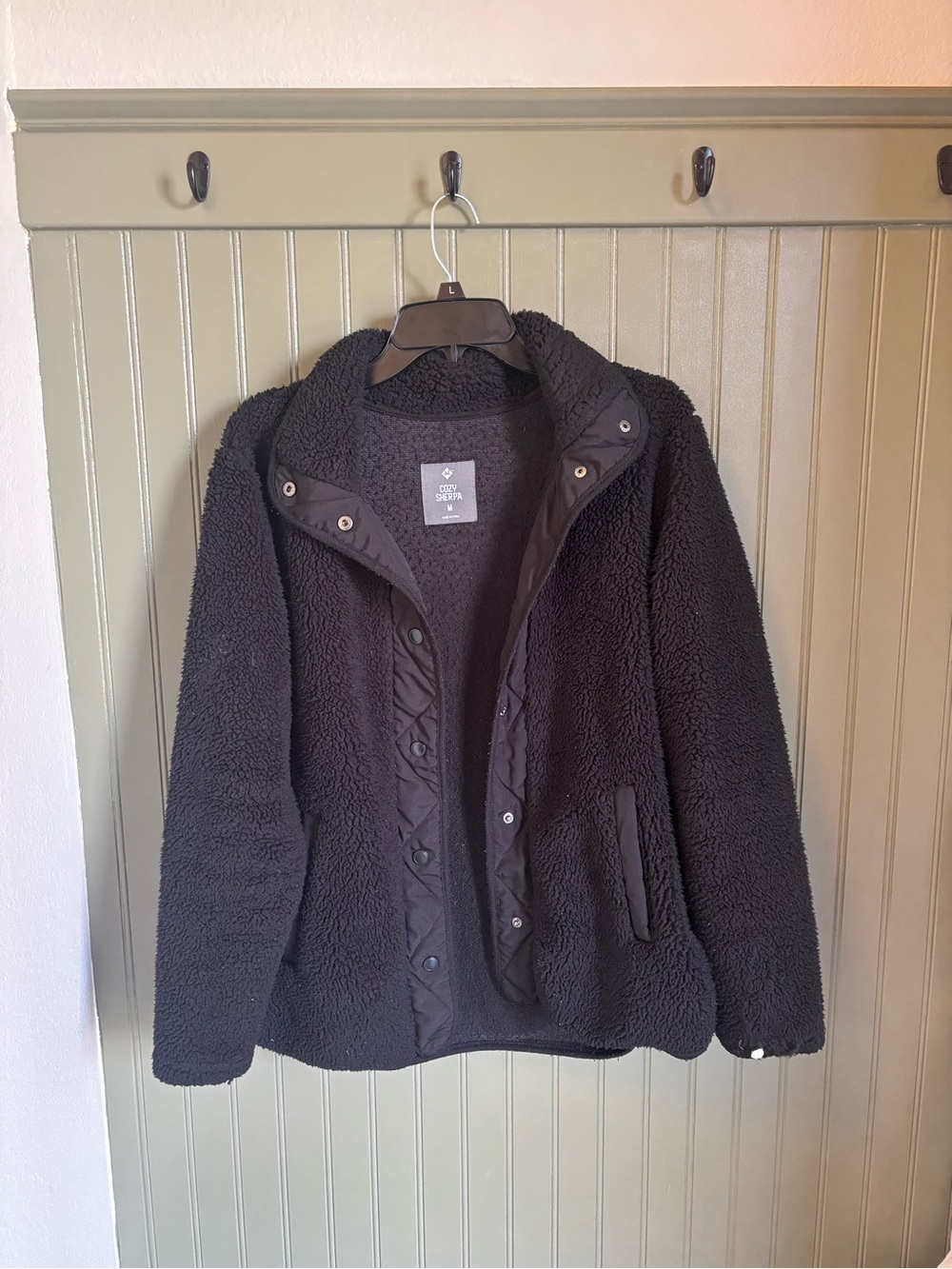 Black Sherpa Jacket